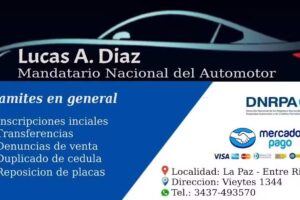 Mandatario Nacional del Automotor &ndash; Diaz Lucas Ariel